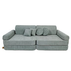 Large Modular Sofa for Kids - Premium Boucle, Fresh Mint