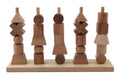 Wooden Fence Puzzle - Natural