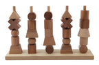 Wooden Fence Puzzle - Natural