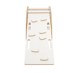 White Wooden Dream Rocker with Pillow, Slide and Ladder - Medium