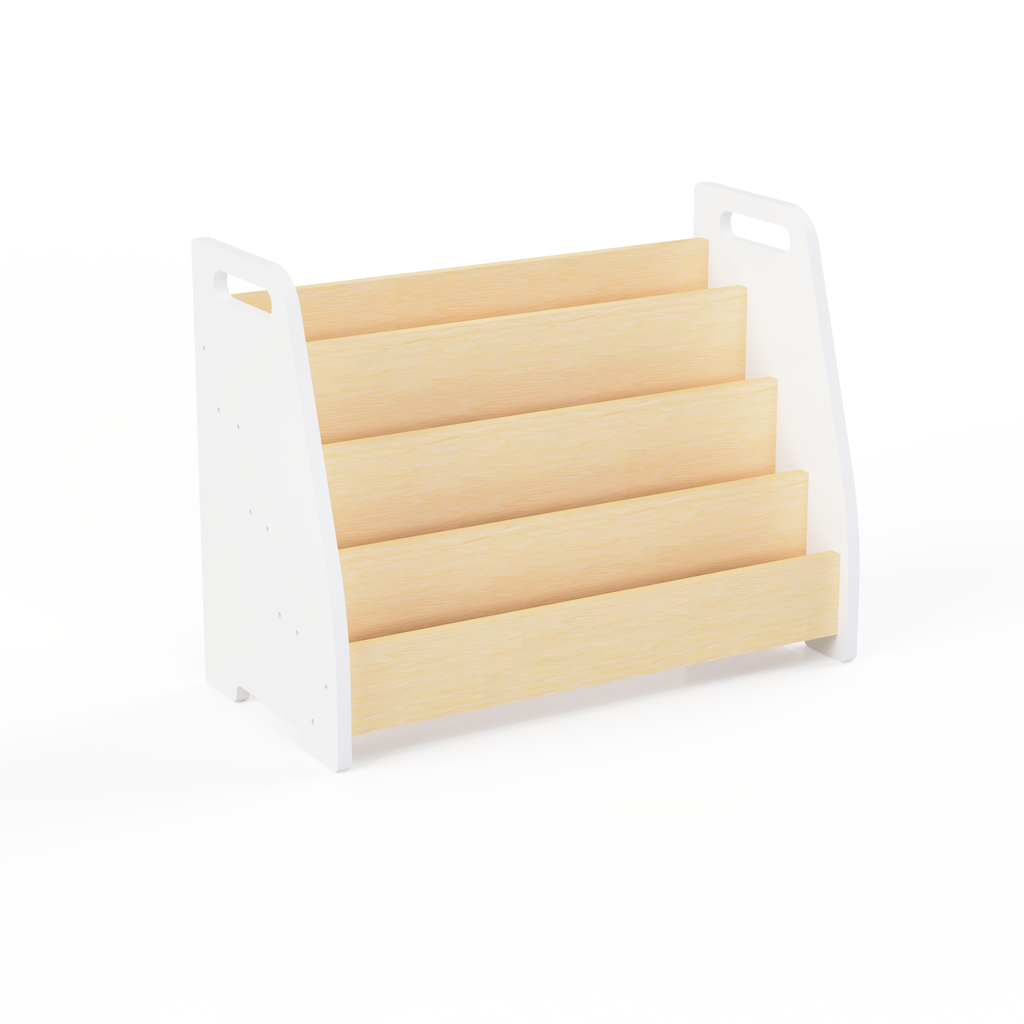 Montessori Wooden Front Facing Book Display For Kids