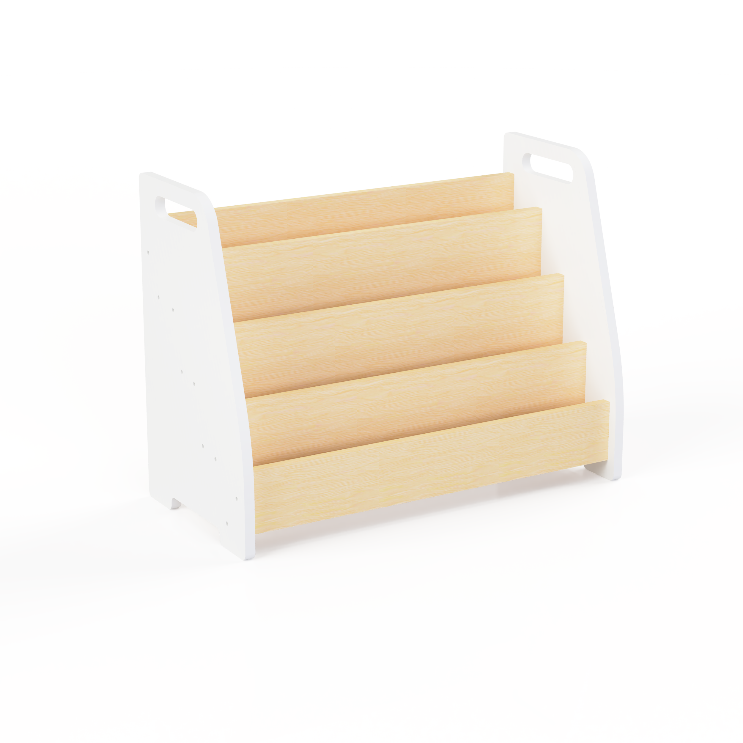 Montessori Wooden Front Facing Book Display For Kids