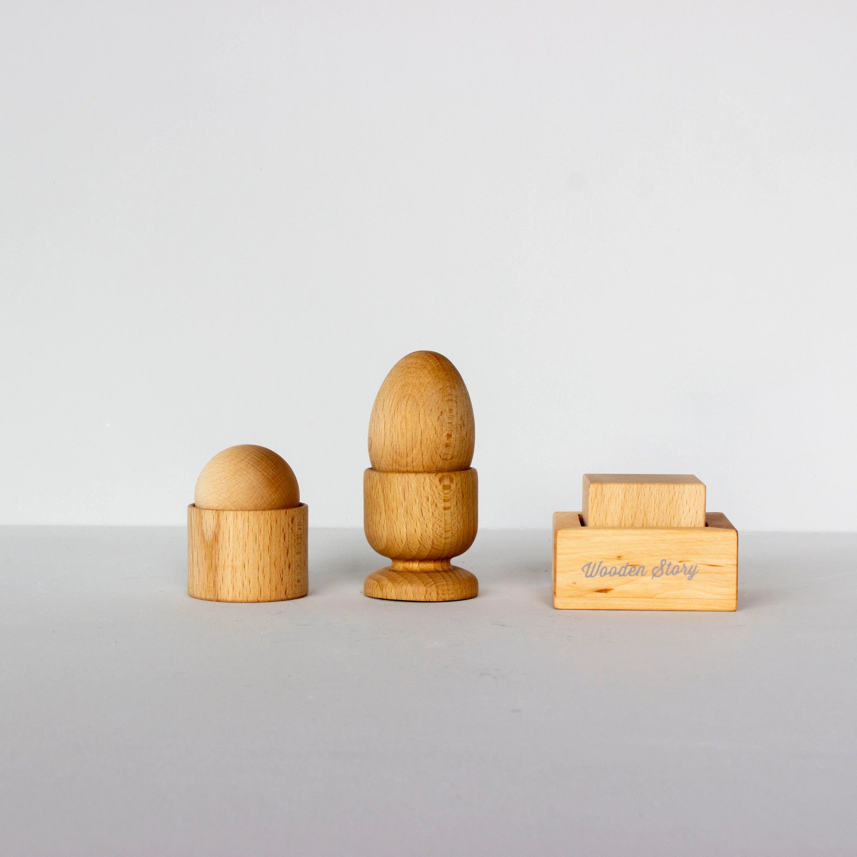 Montessori Egg, Ball and Square Set
