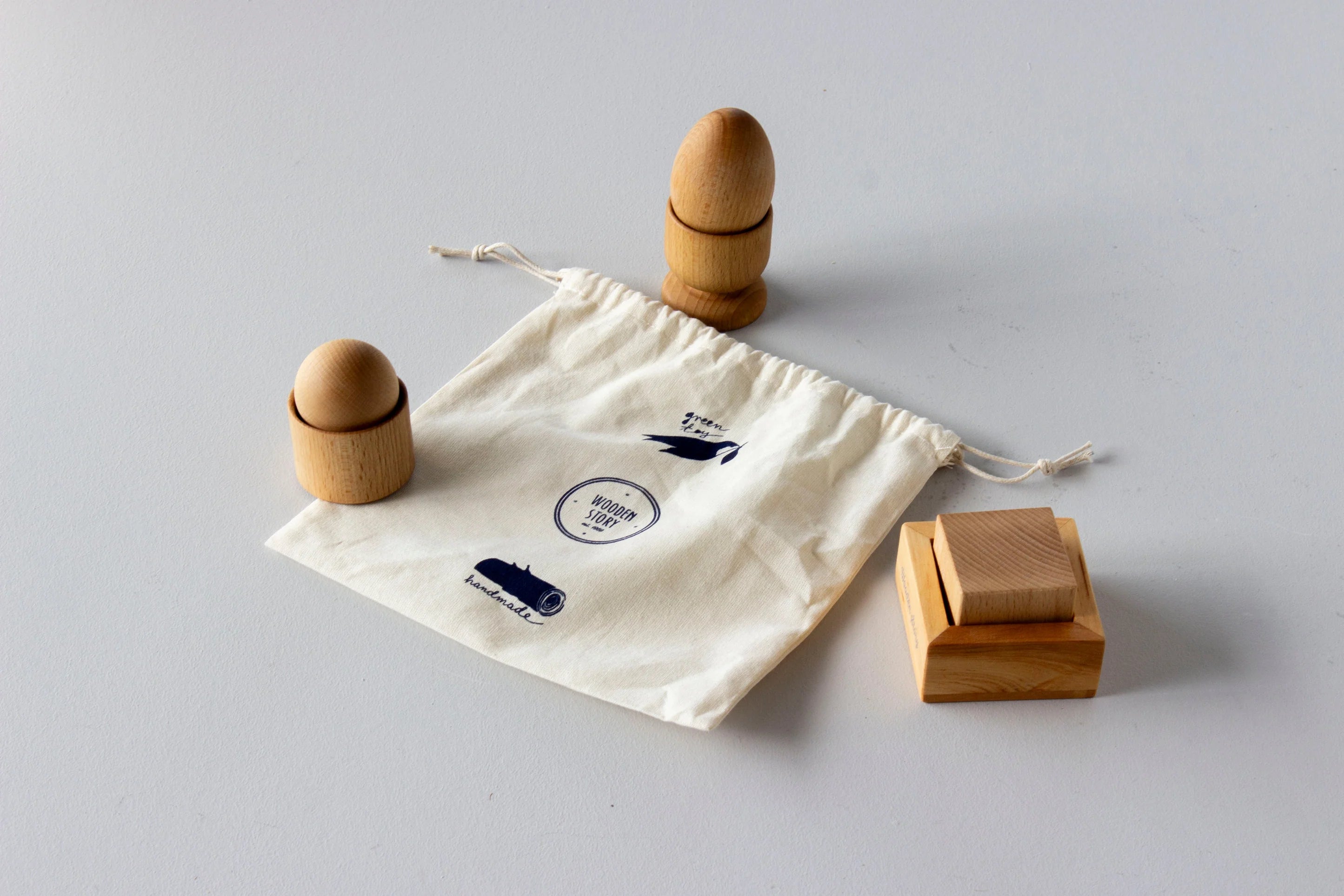 Montessori Egg, Ball and Square Set