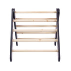 Ladder with a Slide-Climbing Wall - Black