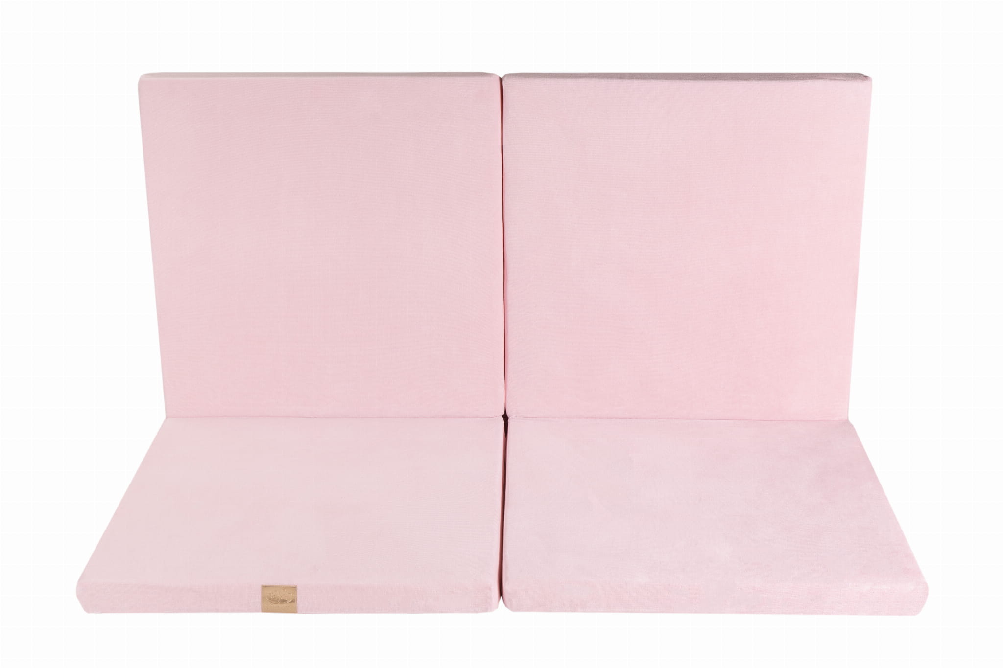 Play Mat for Kids - Square Light Pink Velvet