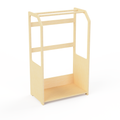 Montessori Wooden Clothes Drying Rack with Storage for Kids