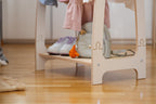 Arched Clothing Rack For Children - Small White