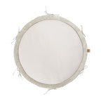 Baby Nest & Play Mat With Crib Bumper Braid - Ecru