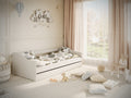 Children's Bed Blanka - White