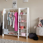 Clothing Rack with Shelves for Toddlers