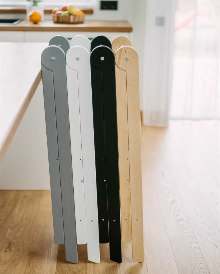 Foldable Kitchen Tower With Removable Rail