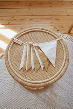 Sequin Garland - Gold and Beige