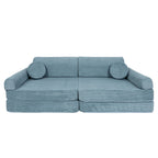 Large Modular Sofa for Kids - Slimcord Corduroy Turquise