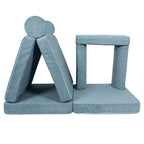 Large Modular Sofa for Kids - Slimcord Corduroy Turquise