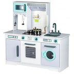 Large Wooden Play Kitchen with Accessories