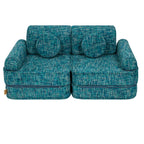 Medium Modular Sofa for Kids - Tangle Lagoon Blue