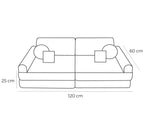 Medium Modular Sofa for Kids - Tangle Bubblegum Pink