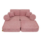 Medium Modular Sofa for Kids - Tangle Bubblegum Pink