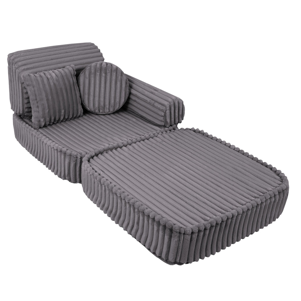 Medium Modular Sofa for Kids - Churros Jurassic Grey