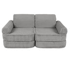 Medium Modular Sofa for Kids - Churros Moon Grey