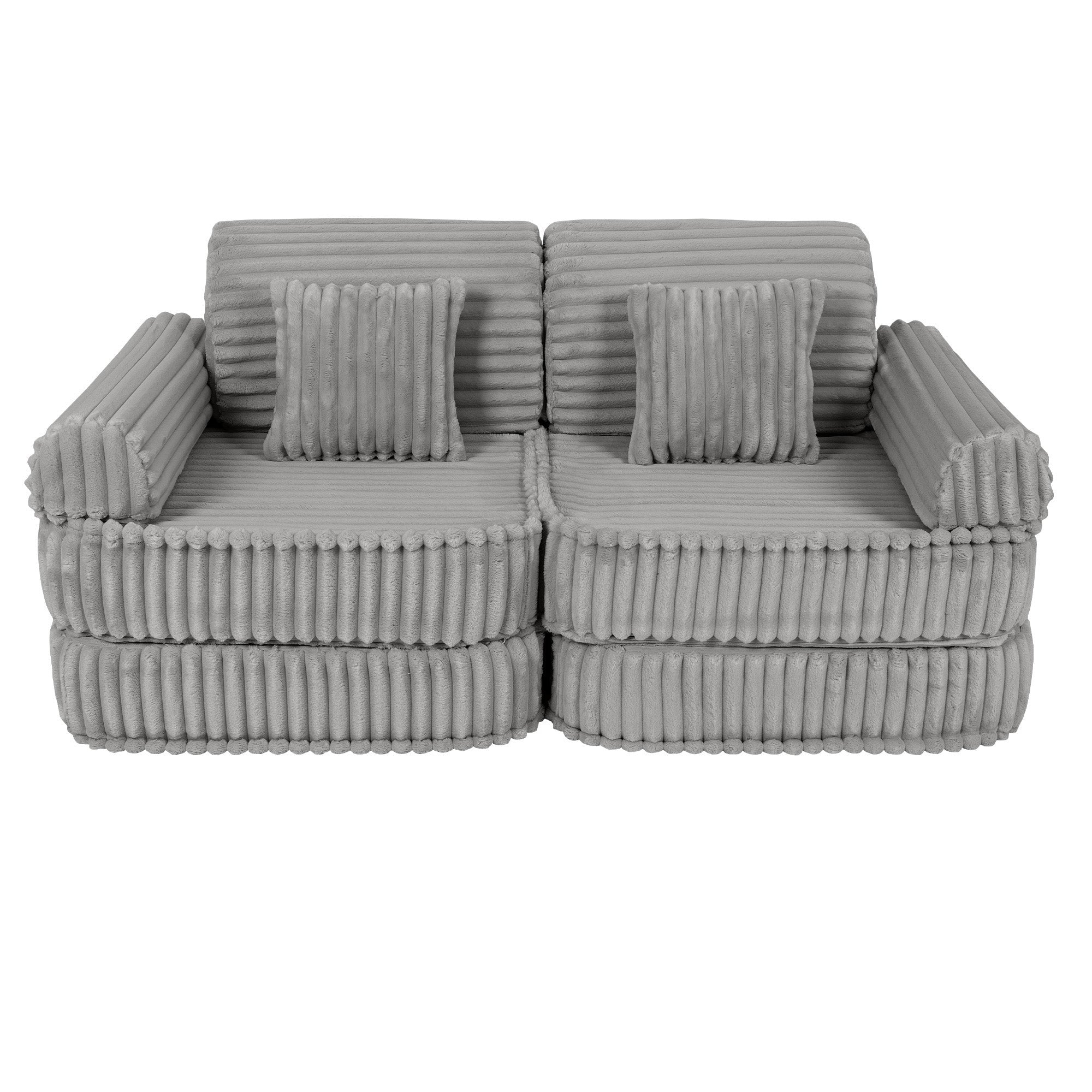 Medium Modular Sofa for Kids - Churros Moon Grey