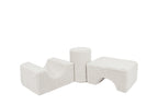MeowBaby® Bearly Shape Set with 3 Elements - Ecru