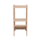 MeowBaby Wooden Kitchen Helper for Children - Natural