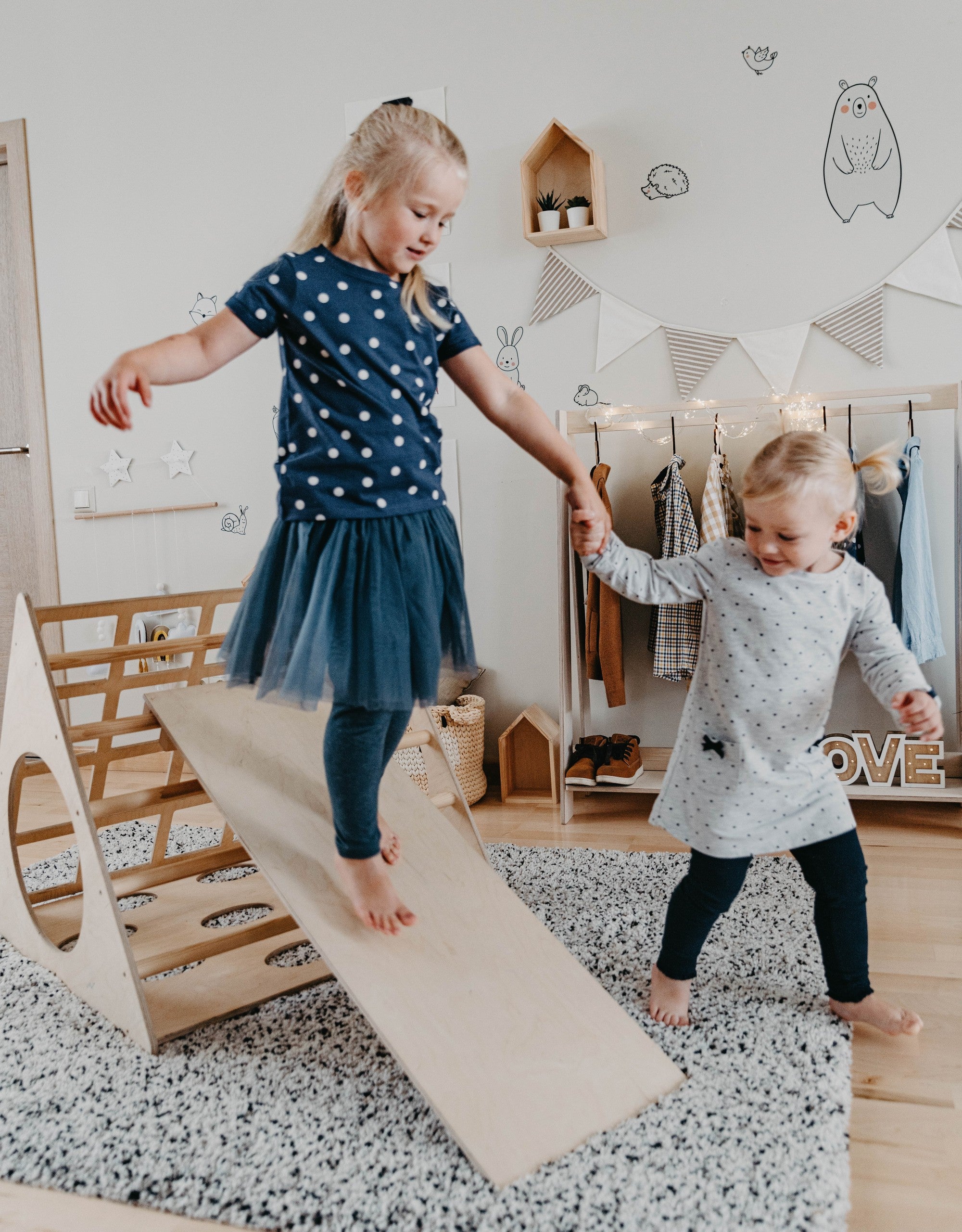 Montessori 3-Angle Climber With Ramp
