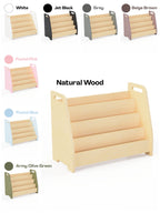 Montessori Wooden Front Facing Book Display For Kids