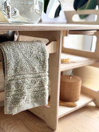 Montessori Wooden Washbasin With Storage for Kids - Large
