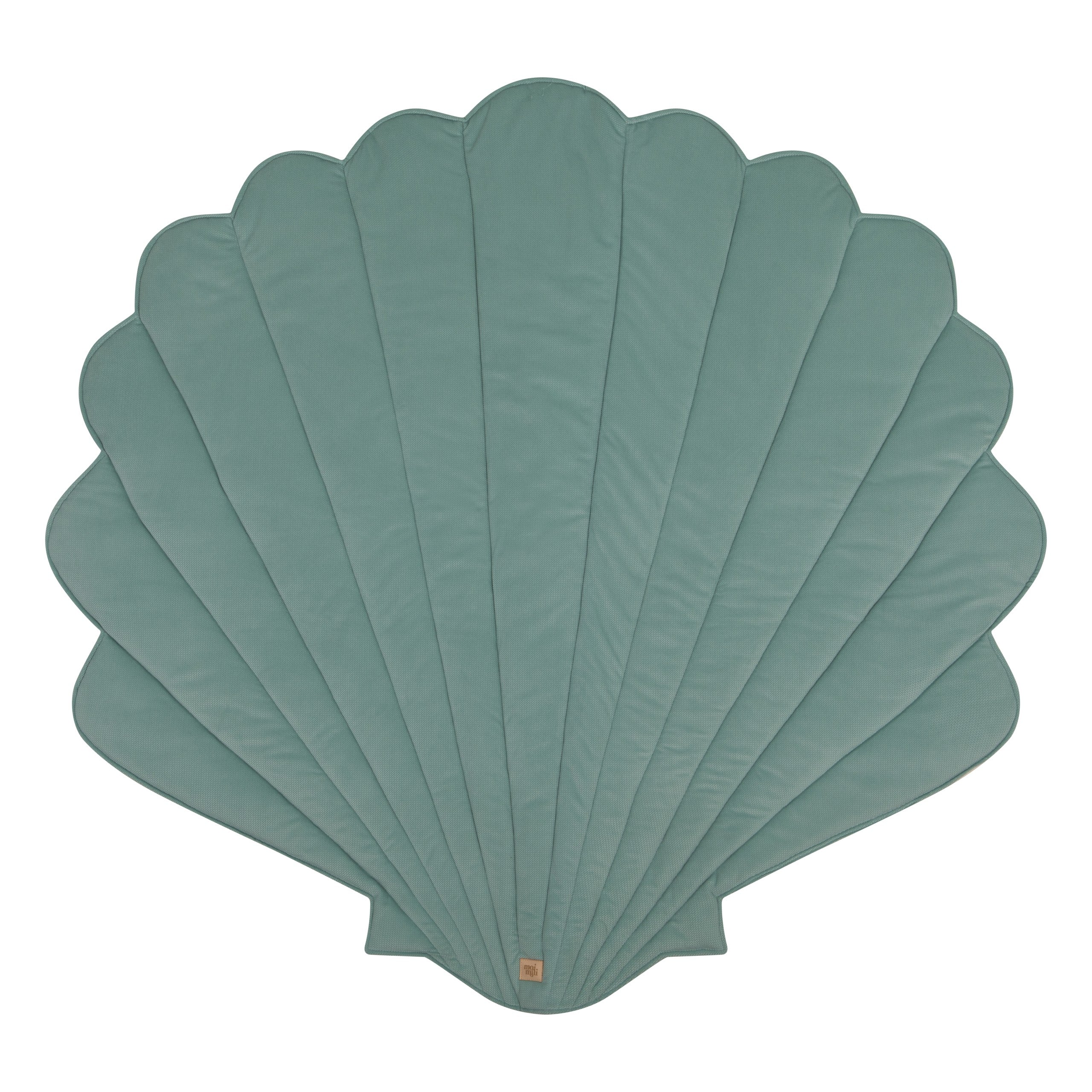 Organic Cotton and Velvet Shell Playmat - Mint