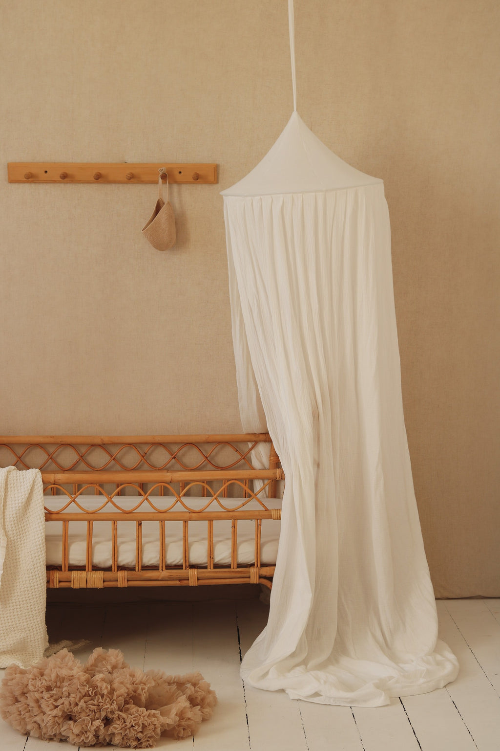 Organic Cotton Canopy - Cream Cotton
