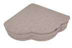 Play Mat for Kids - Cloud Shaped Bearly Light Grey