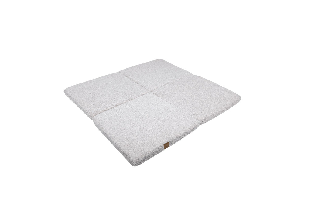 Play Mat for Kids - Square Bearly White