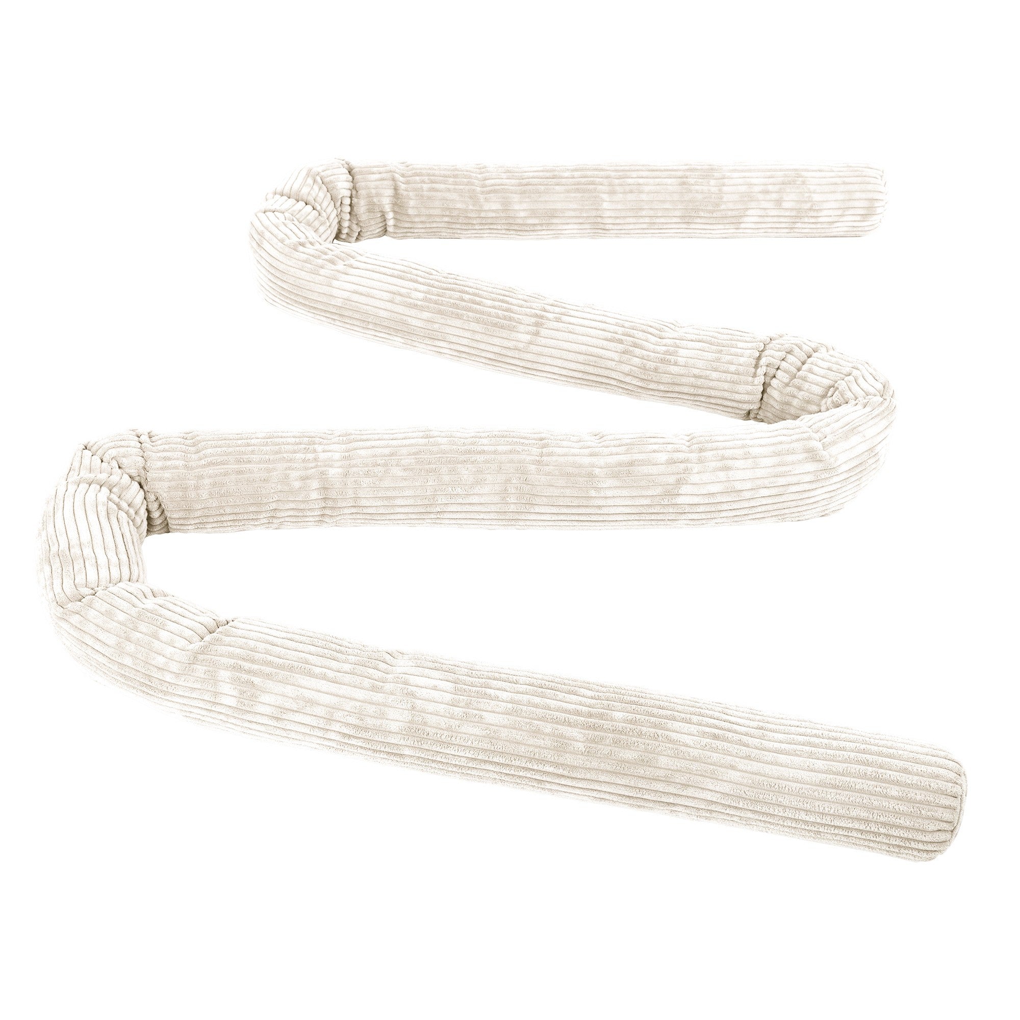 Protective Roll Bumper for Baby Crib – Powder Pink