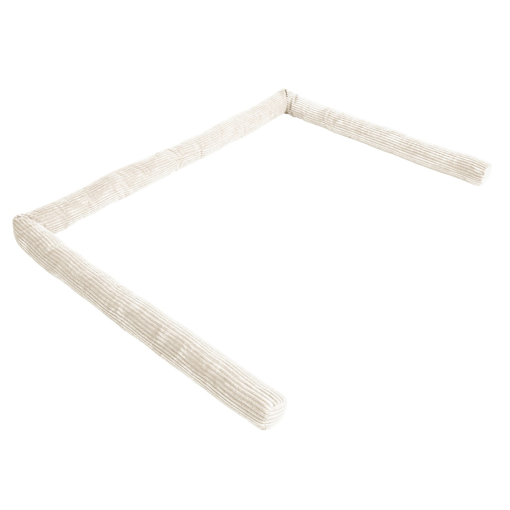 Protective Roll Bumper for Baby Crib – Powder Pink