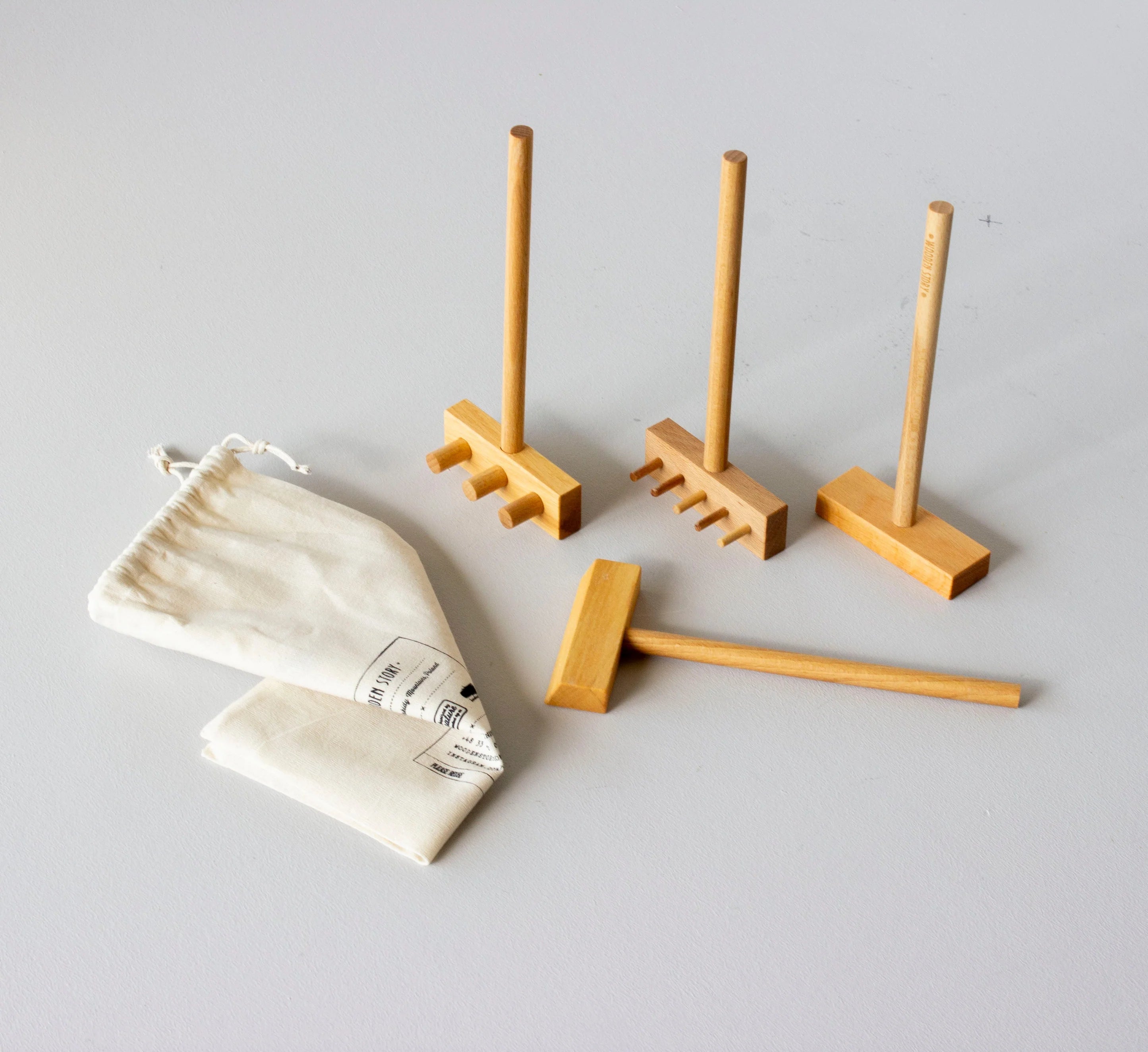 Montessori Wooden Tray Accessories