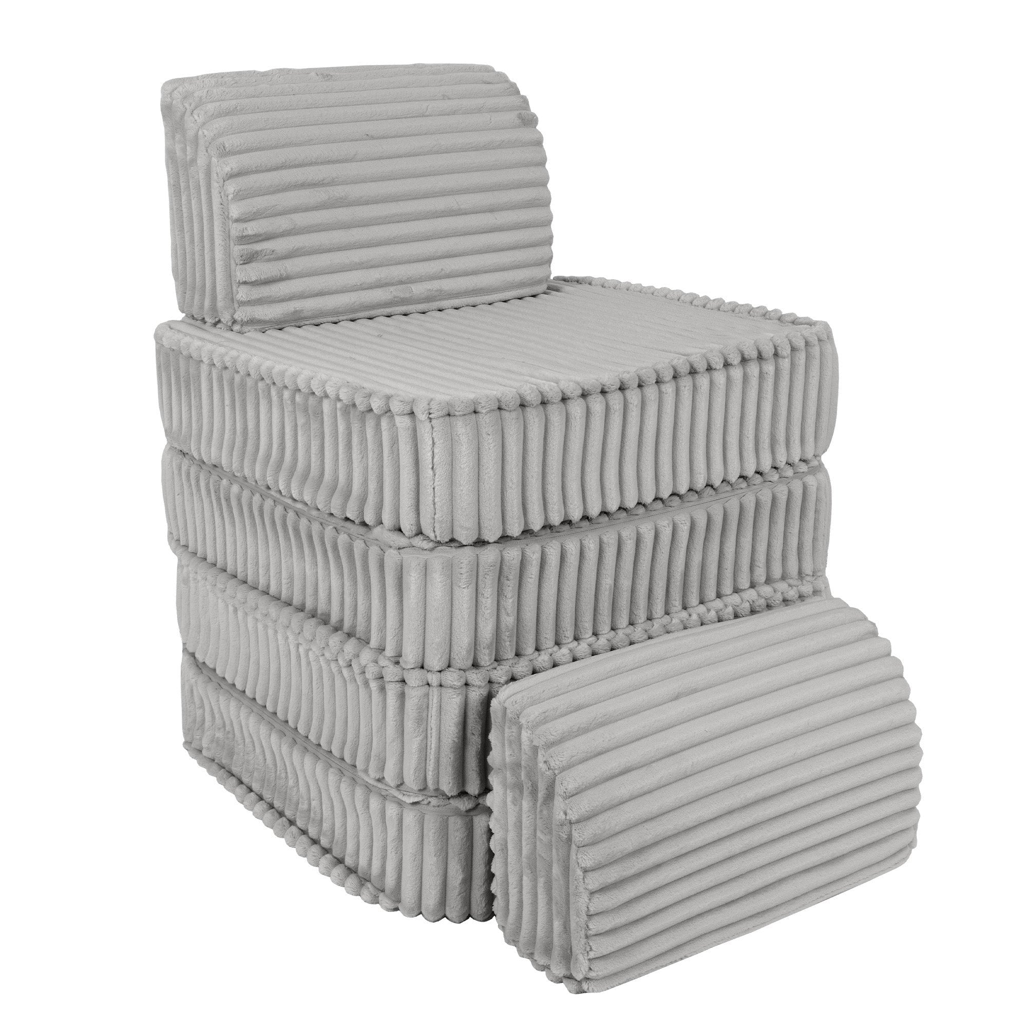 Small Modular Sofa for Kids - Churros Moon Grey
