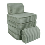 Small Modular Sofa for Kids - Churros Sage Green