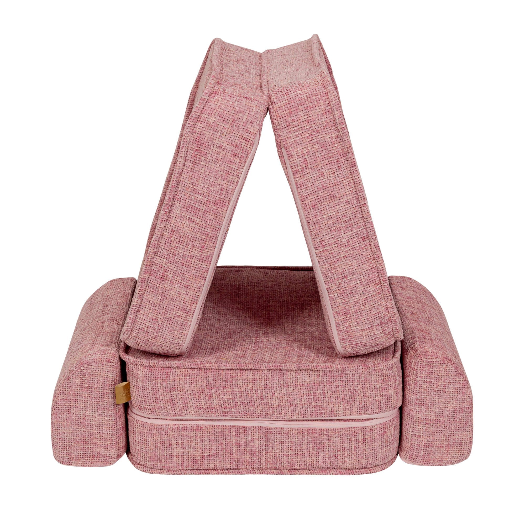 Small Modular Sofa for Kids - Tangle Bubblegum Pink