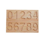 Wooden Montessori Number Board