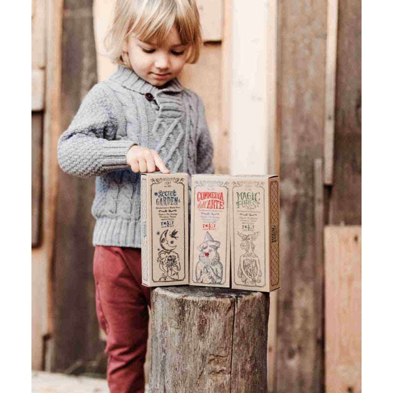 Magic Forest Wooden Spinning Puzzle - Natural